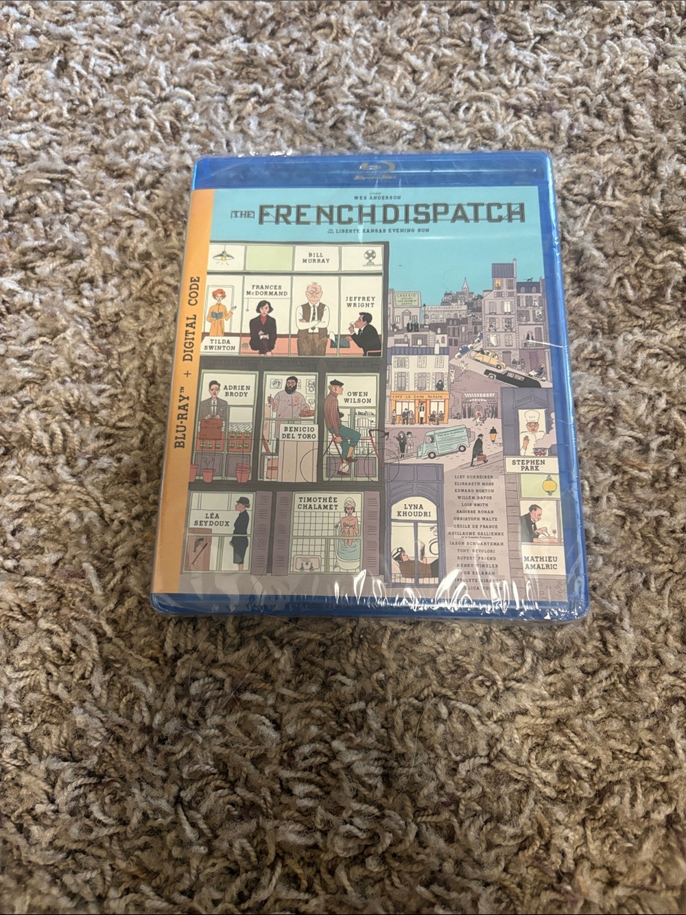 The French Dispatch Blu-ray - Sealed